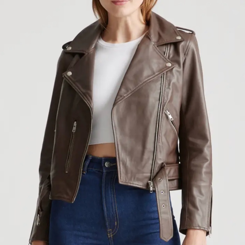 Quince Leather Jacket - Medium